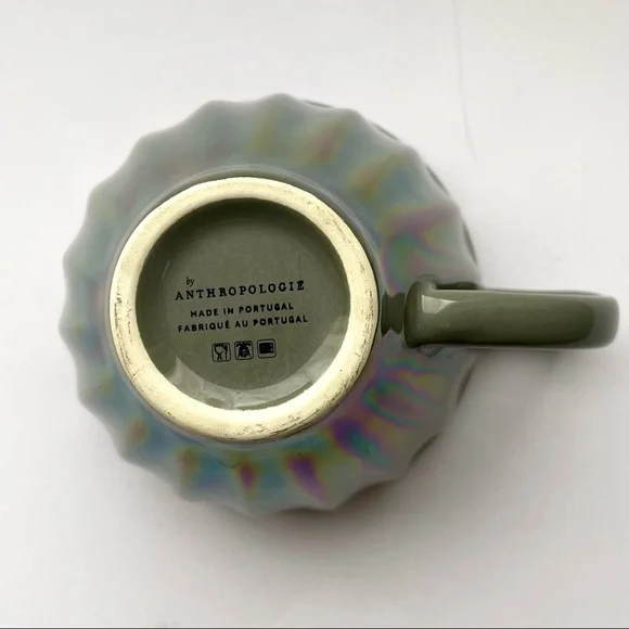 Anthropologie Iridescent Lustered Latte Coffee Mug - Tea Portugal - Picture 2 of 5